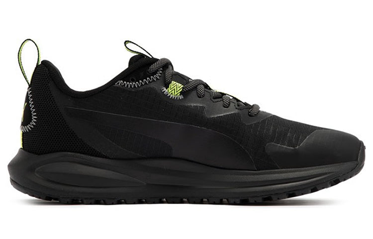 PUMA Twitch Runner Trail 'Black Lime Squeeze' 376961-01