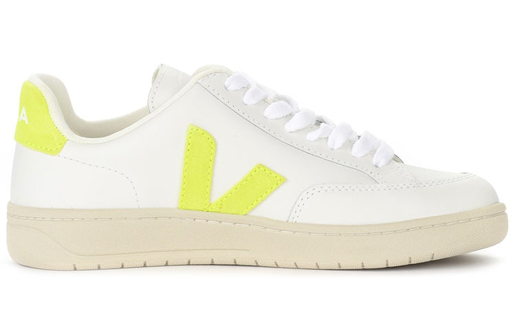 Veja V-12 Leather 'Extra White Neon Green' XD022649