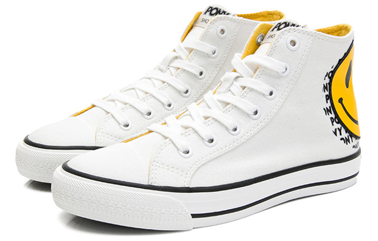 PONY Shooter High-Top Canvas Shoe White 02M1SH17RW