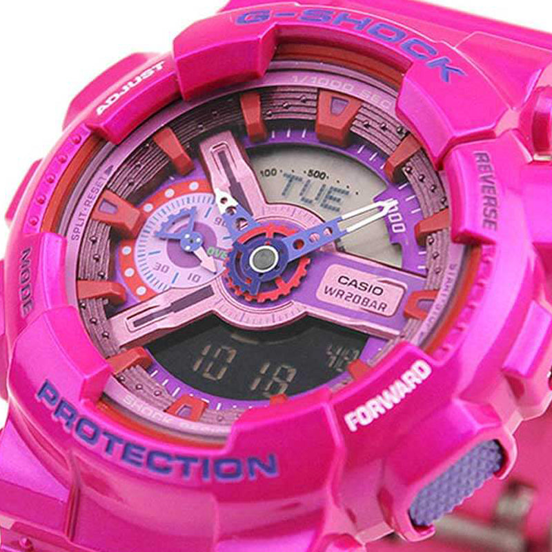 CASIO G-Shock Analog-Digital 'Pink' GA-110MC-4A