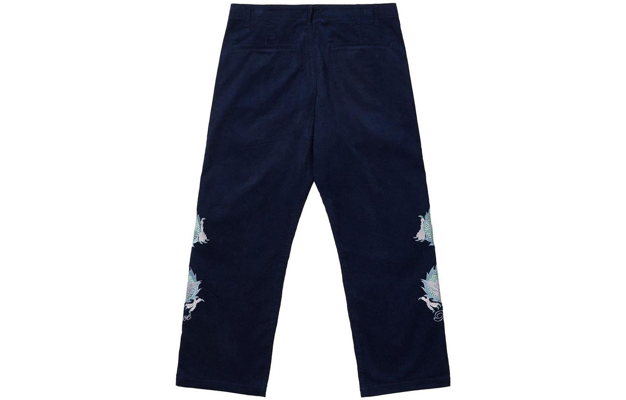Palace Double Dragon Tour Plain Pant 'Navy' P23T042