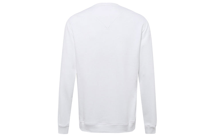 (WMNS) KENZO Embroidery Pure Cotton Swea White F962SW7134X4-01