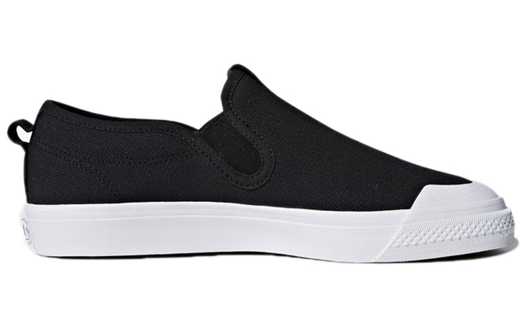 (WMNS) adidas Nizza Slipon 'Black White' CQ3104
