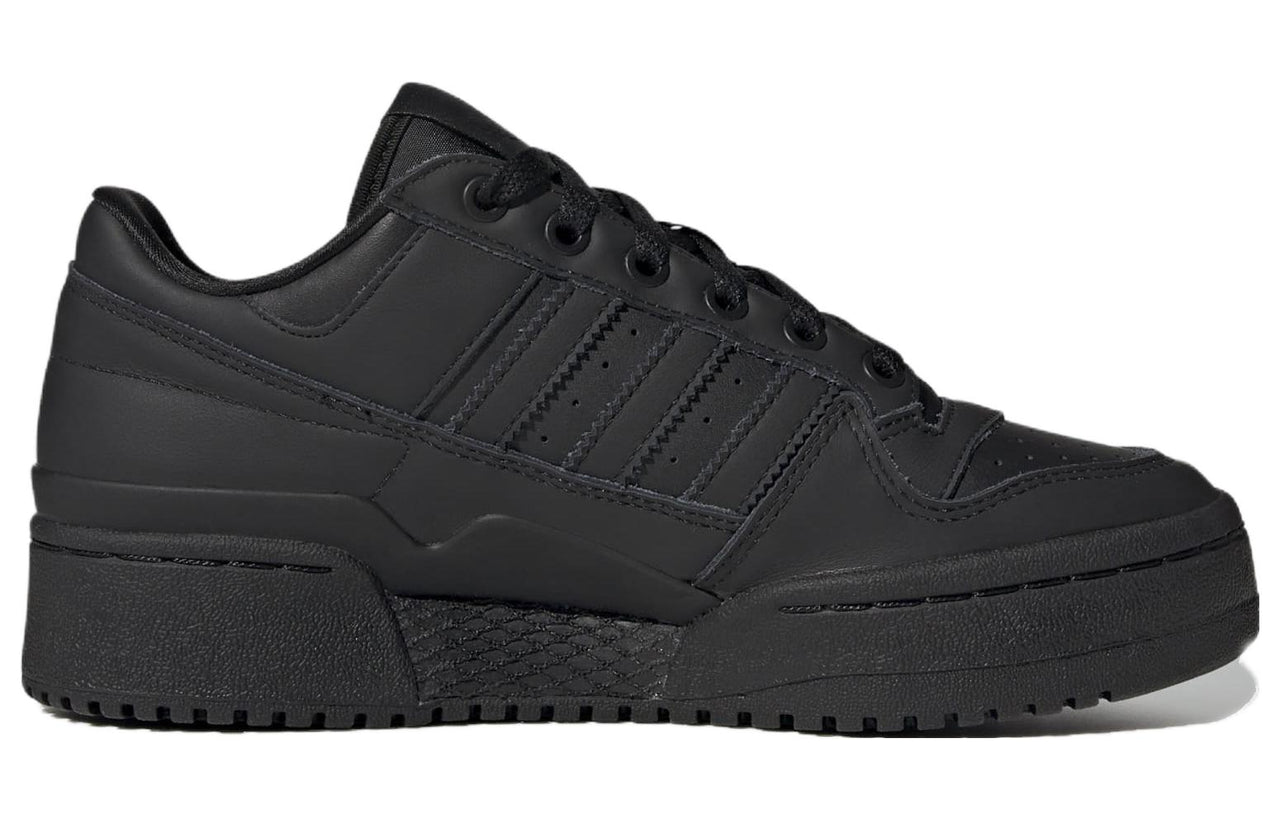 (WMNS) adidas Forum Bold Stripes 'Triple Black' ID6844