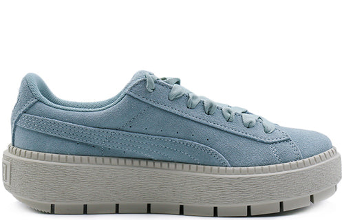 (WMNS) PUMA Suede Platform Trace 'Aquifer-Blue Flower' 365830-04
