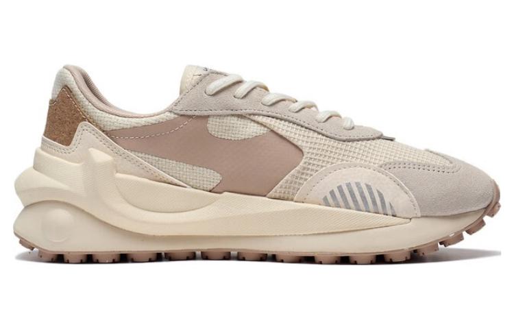 (WMNS) Li-Ning Cosmos Lifestyle Sneakers 'White Beige Pink' AGCT016-7