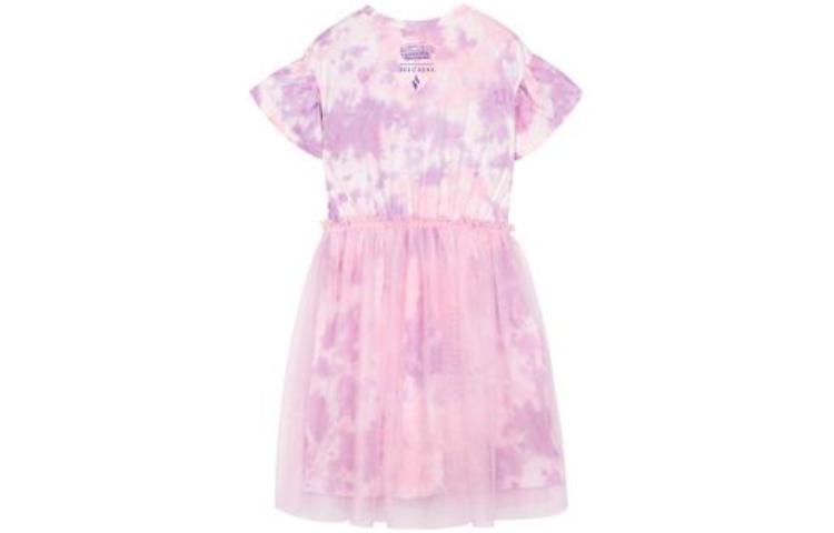 (GS) Skechers x SpongeBob SquarePants Color Printed Dress 'Purple' L222G059