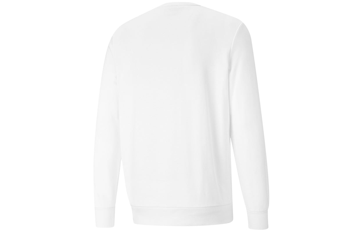 PUMA Archive Metallic Logo Sweater 'White Gold' 531367-02