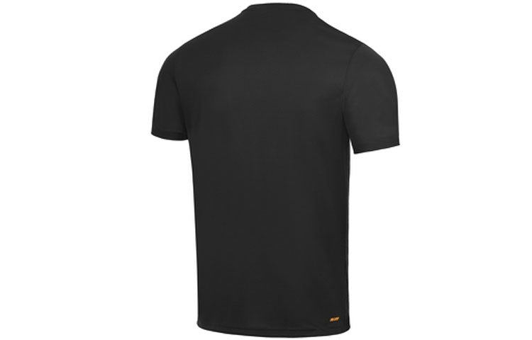 New Balance As Roma Logo Printing Training Sports Round Neck Short Sleeve Black MT231300-BK