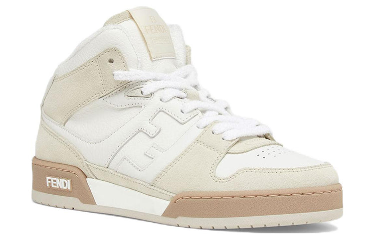 (WMNS) حذاء FENDI Match High Top "White Cream" 8E8358AHH2F1FHS