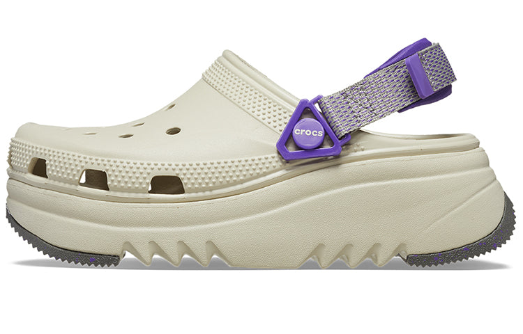(WMNS) Crocs Classic Hiker Xscape Croslite Clogs 'Beige Purple' 208365-2CF