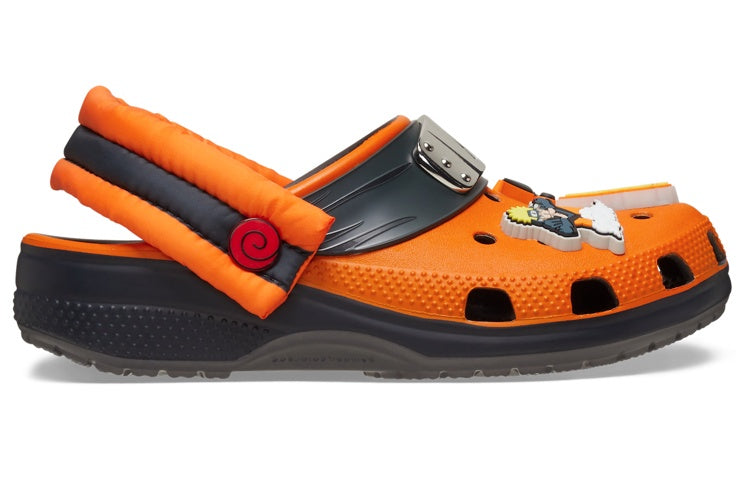 (GS) Crocs x Naruto Classic Clogs 'Orange Black' 209460-014