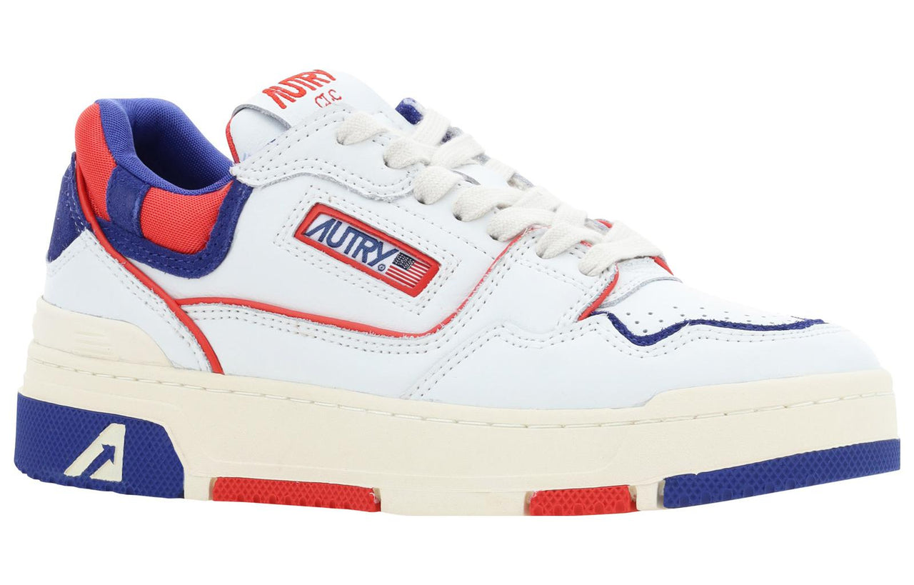 (WMNS) Autry CLC Leather Sneakers 'White Blue Red' ROLW-MM05