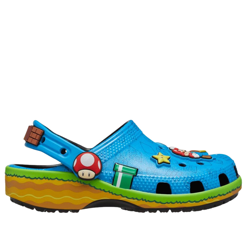 (GS) Crocs x Super Mario Classic Clog 'Blue' 212139-90H