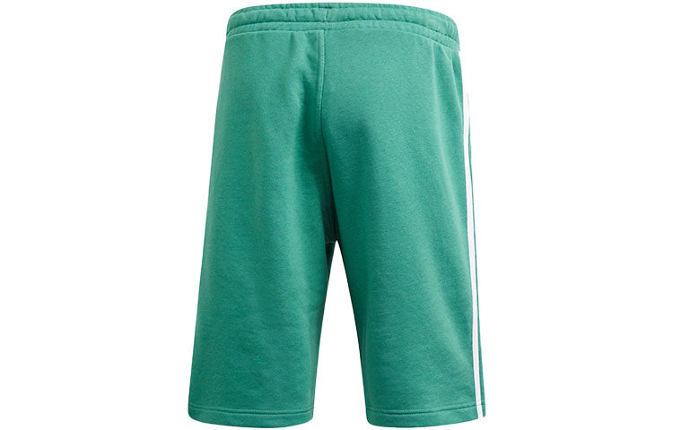 adidas originals 3-Stripe Short Casual Sports Side Stripe Breathable Shorts Green FM3805