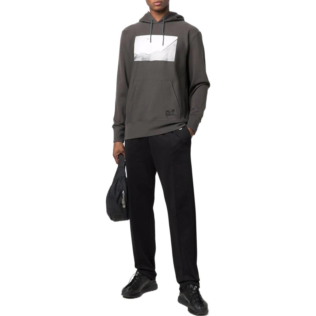 Vans Vault X Ray Barbe Raven Print Pullover Hoodie 'Black' VN0A7PJ1RVNFB