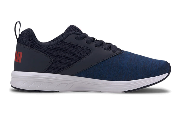 (GS) PUMA Nrgy Comet Low Top Running Shoes Black/Blue/White 190675-14