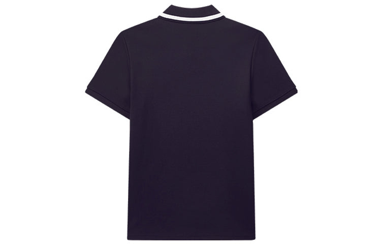 FILA Logo Embroidered Short Sleeve Polo Shirt Blue F11M028121F-NV