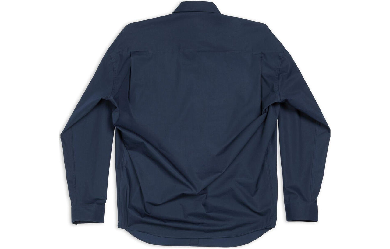 Balenciaga Cocoon Shirt 'Navy Blue' 725367TNM158065