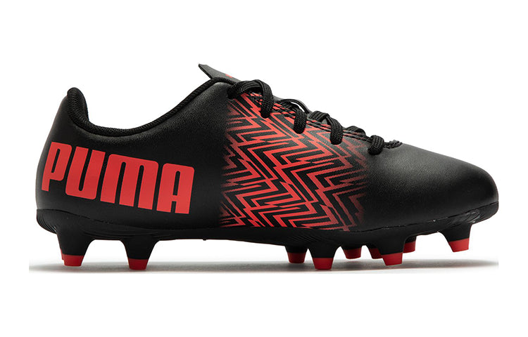 (GS) PUMA Tacto FG/AG Soccer Cleats JR 'Black Sunblaze' 106310-08