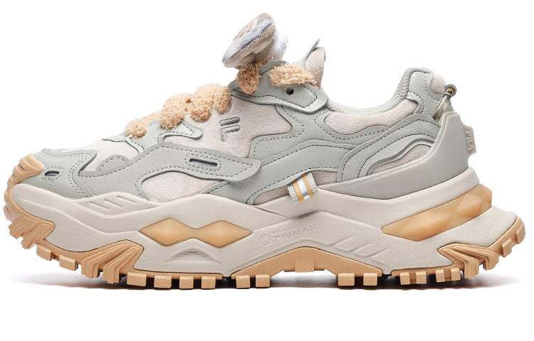 (WMNS) FILA FUSION Bianco Sneakers 'Grey Orange' T12W241301FPB