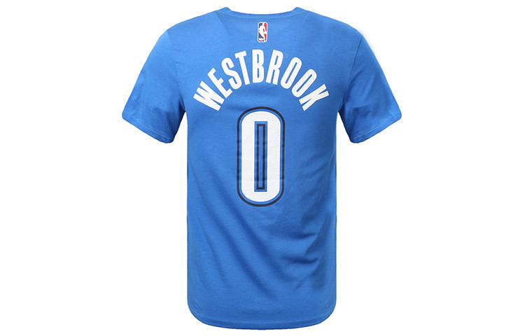 Nike NBA Team limited Thunder 0 Short Sleeve Blue 870797-403