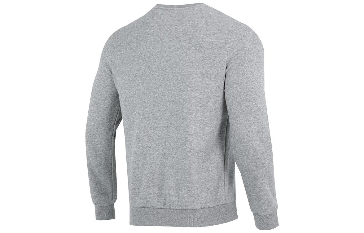 PUMA Logo Crew Neck Fleece Sweatshirt 'Grey' 846376-03