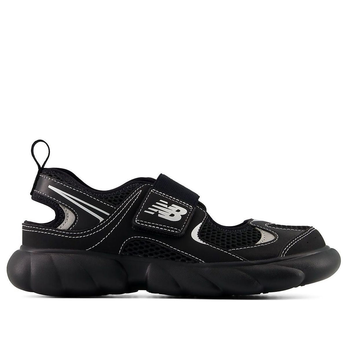 (GS) New Balance 230 Hook and Loop 'Black Silver Metallic' G23022S