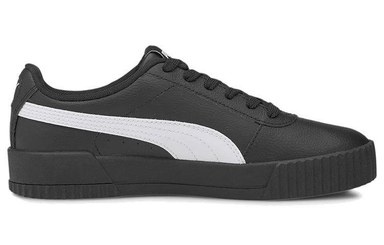 (WMNS) PUMA Carina Leather 'Black And White' 370325-32