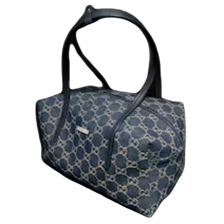 (WMNS) Gucci Melrose Medium Boston Bag 'Dark Blue' 875228-FAF8V-4042