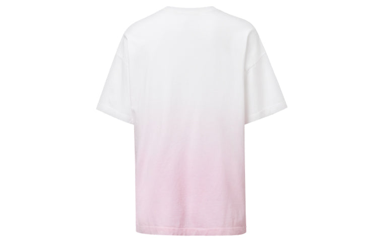 (WMNS) Converse Gradient Round Neck Short Sleeve Pink Red 10020993-623