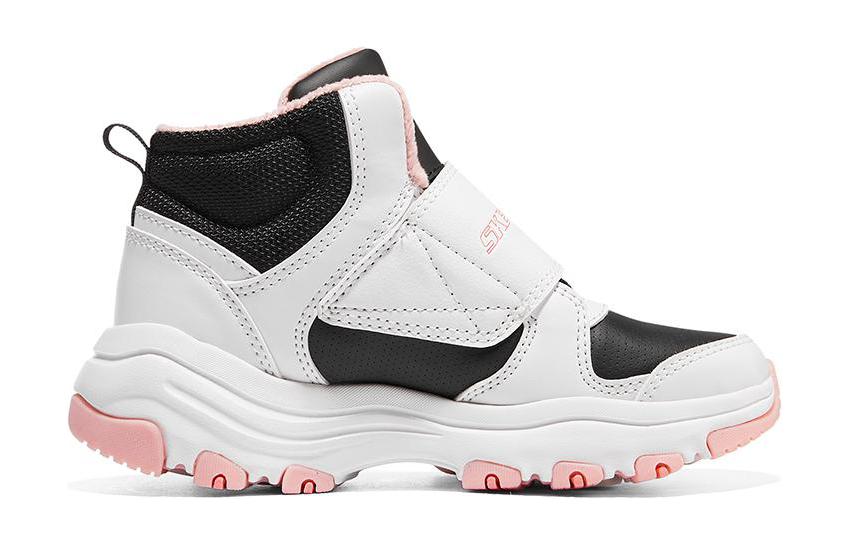 (GS) Skechers I-Conik Boots 'White Black Pink' 8701648L-WBPK