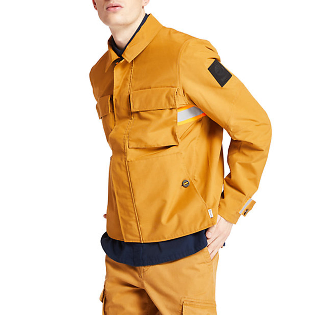 Men's Timberland Pocket Cargo Jacket Yellow A22Z9-210