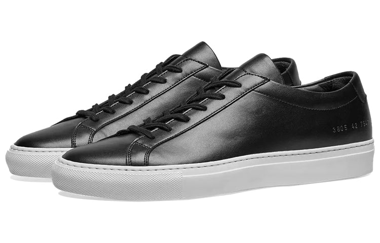 (WMNS) مشاريع شائعة Achilles Low 'Black White Sole' 3805-7547