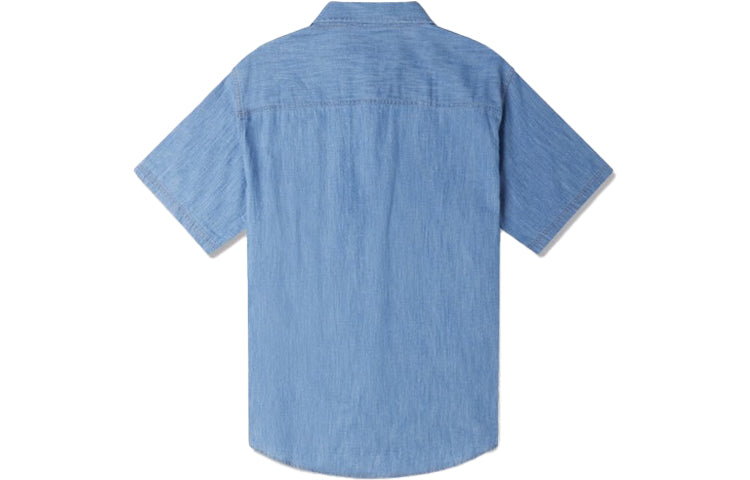 Converse Elevated Chambray Shirt Asia Sizing 'Indigo Blue' 10025438-A01