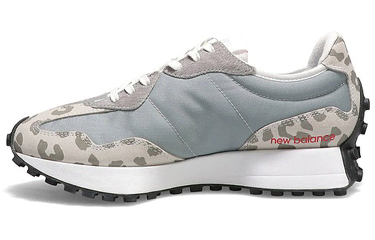 (WMNS) Atmos Pink x X-Girl x New Balance 327 'White leopard' WS327AX1