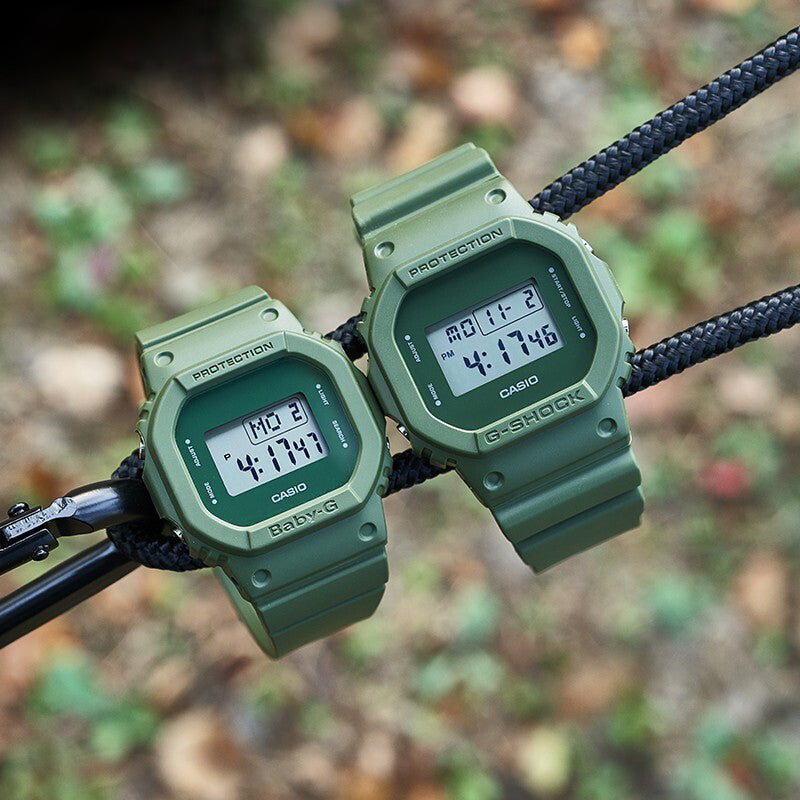 CASIO G-Shock & Baby-G Set 'Green' DW-5600ET-3PR&BGD-560ET-3PR