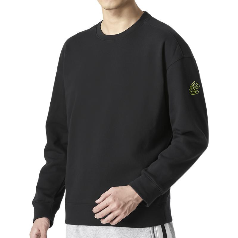 Under Armour Curry Crew T-shirt 'Black' 1374300-001