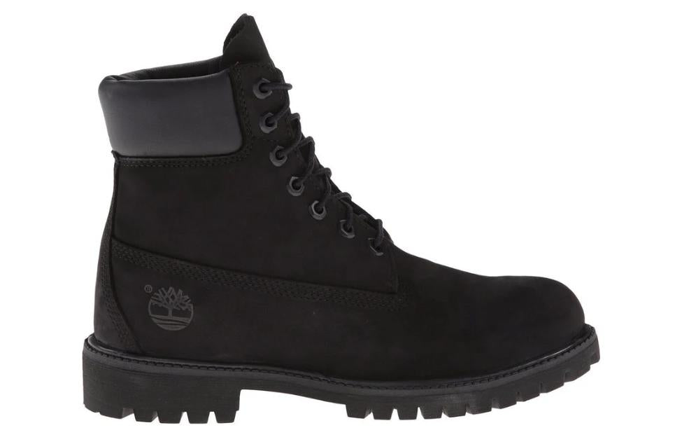 (WMNS) Timberland Premium 6-Inch Waterproof Boot 'Black Nubuck' TB08658A