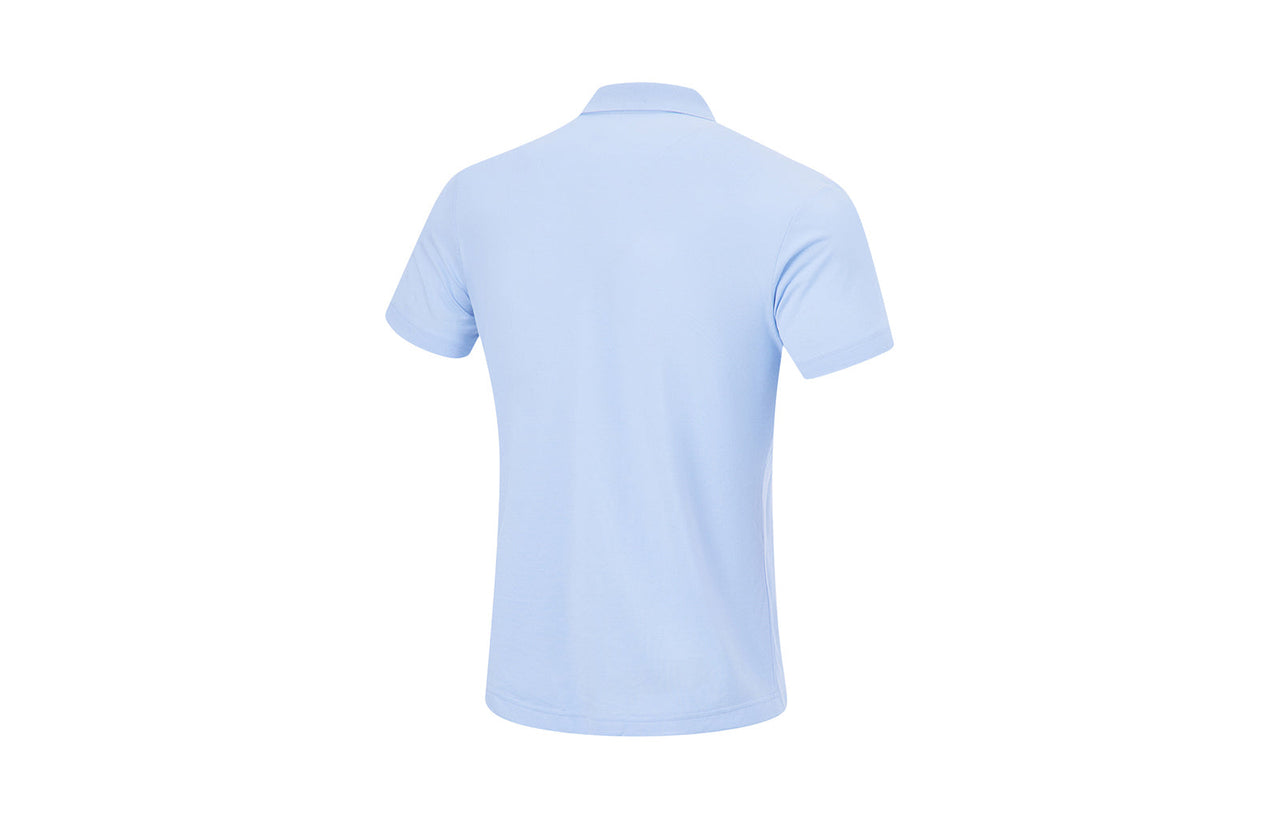 Li-Ning Logo Training Polo Shirt 'Clear Blue' APLT029-14