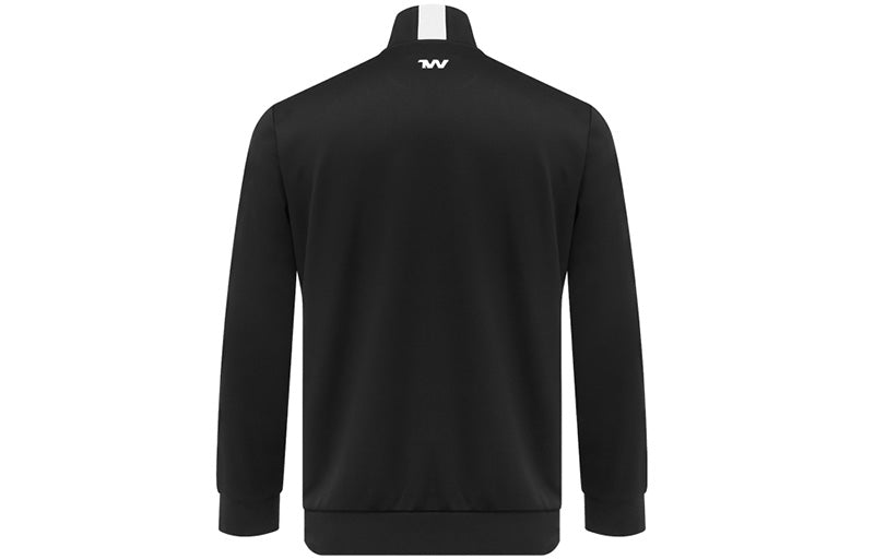 Men's Under Armour Logo Printing Contrasting Colors Knit Sports Jacket Black 21500440-001
