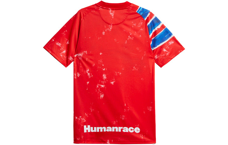 قميص نادي بايرن ميونخ لكرة القدم من أديداس x هيومن ريس "Fcb True Red White" GJ9088