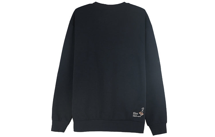 New Balance Men's New Balance x ZPZ Crossover Logo Printing Casual Sports Round Neck Pullover Black NCA47011-BK