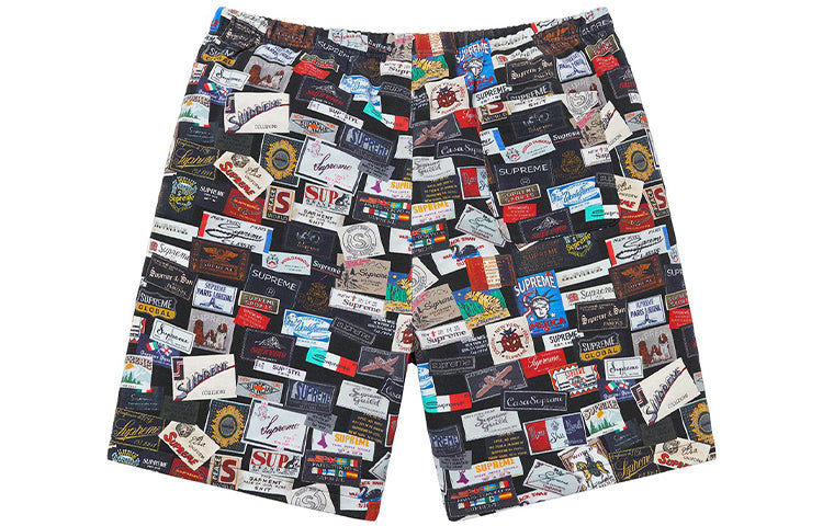 Supreme SS21 Week 14 Labels Pique Short 'Multi-Color' SUP-SS21-753
