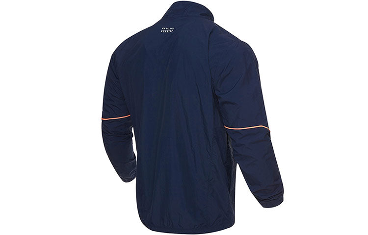 New Balance Graphic Impact Run Jacket 'Blue Multi' AMJ21265-ECL