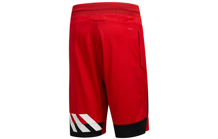 شورت كرة السلة القصير C365 من adidas للرجال، أحمر فاتح، ED8389