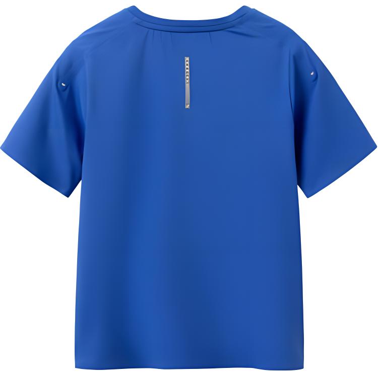 (GS) ASICS Athletics T-shirt 'Blue White' 332241173023