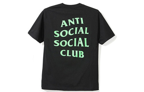 ASSC Fluorescent Green logo Short Sleeve Unisex Black ASST254