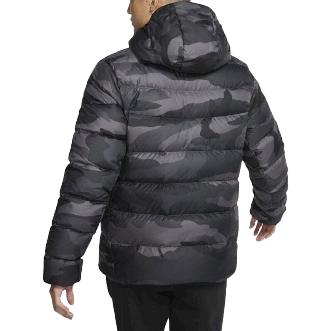 Nike Sportswear Down-Fill Windrunner Camo Jacket 'Dark Grey Black' BV4763-083