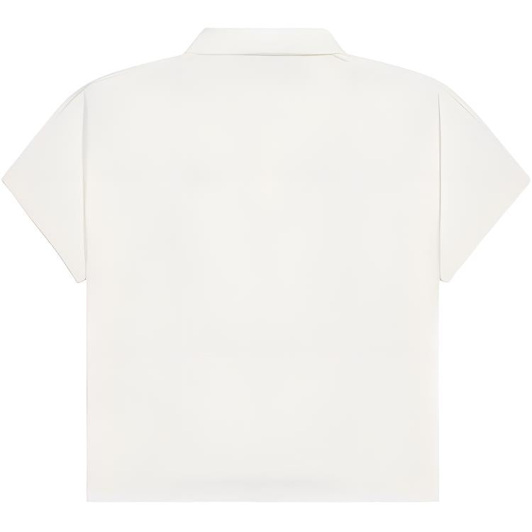 (WMNS) New Balance Short Sleeve Polo 'Ivory' NFE21032-IV